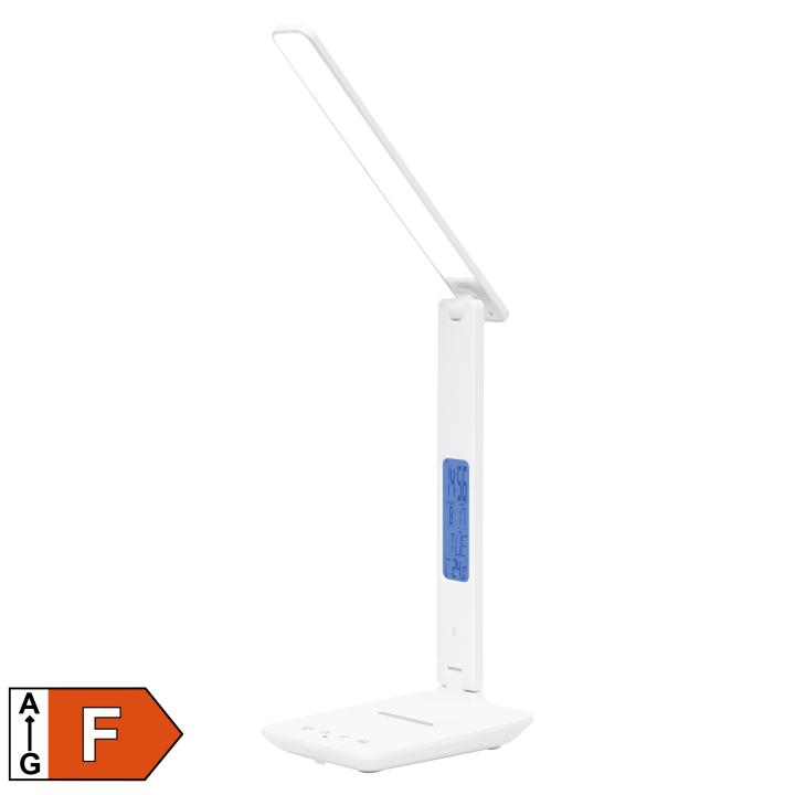 home la 10 q asztali lámpa vezeték nélküli töltővel, 600 lm, 6 w, 5 fokozat, vezeték nélküli qi töltő (max. 10 w)