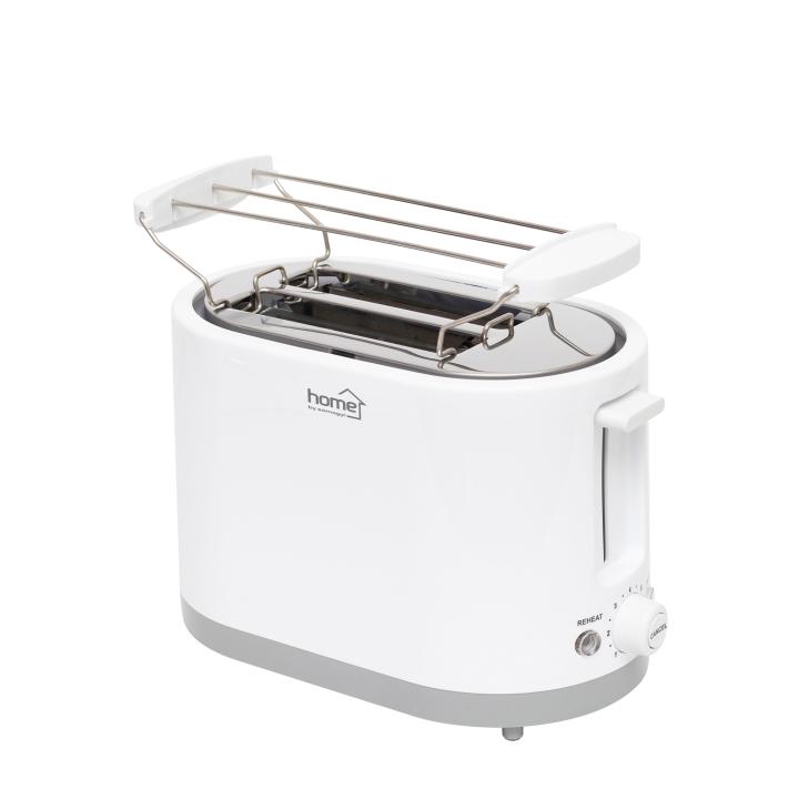 home hg kp 22 2 szeletes kenyérpirító, 750w, cooltouch, 7 fokozat, fehér
