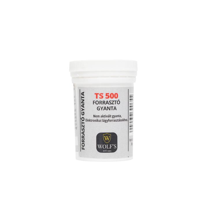 home ts 500/30 forrasztógyanta, 30 g, lágyító adalékot tartalmazónfolyósító gyanta, finom elektronikai forrasztási munkákhoz, savmentes