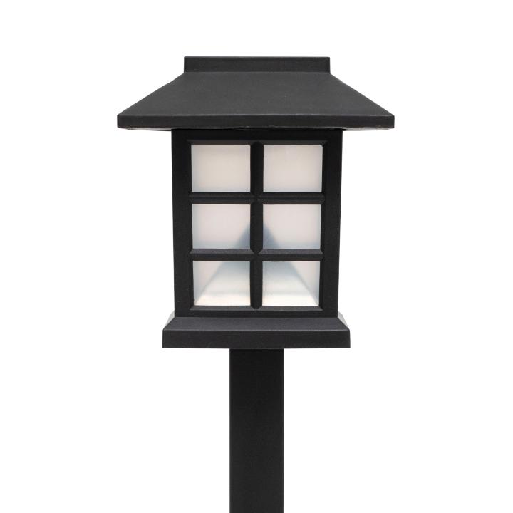 home mx716 napelemes kerti lámpa, 12db os display, műanyag, 1 db hidegfehér led, kültéri, beltéri
