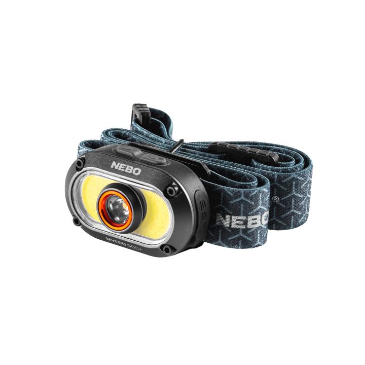 nebo neb hlp 1005 g mycro 500 fejlámpa, 500 30 lumen, újratölthető, ipx4, állítható dőlésszög