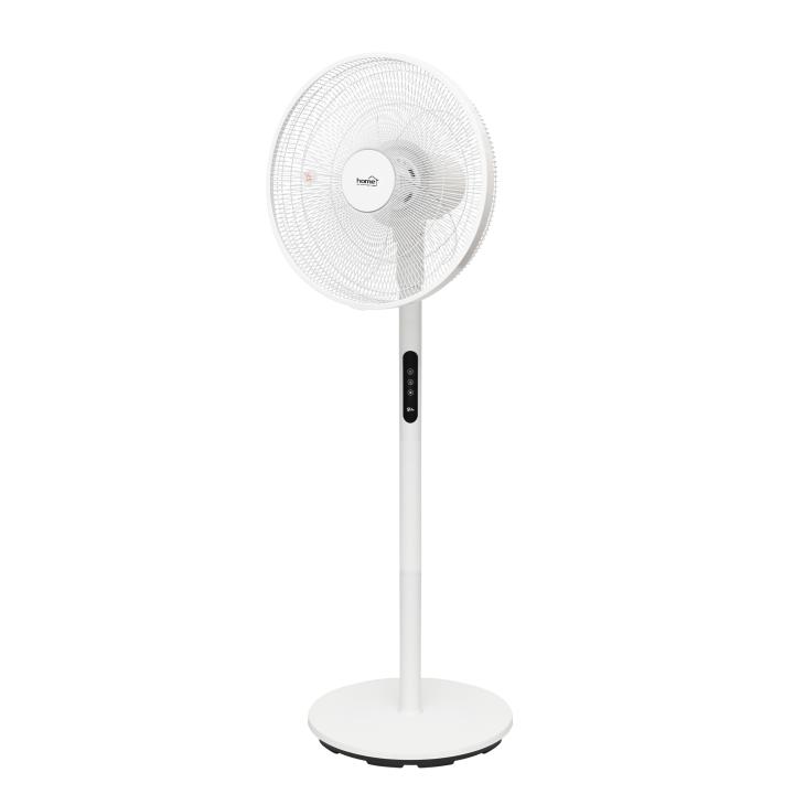 home sft40r állóventilátor 3in1, 60 w, 40 cm névleges lapátátmérő, 5 lapát, 4 fokozat, érintőgomb, távirányító, állítható magasság és dőlésszög, led kijelző