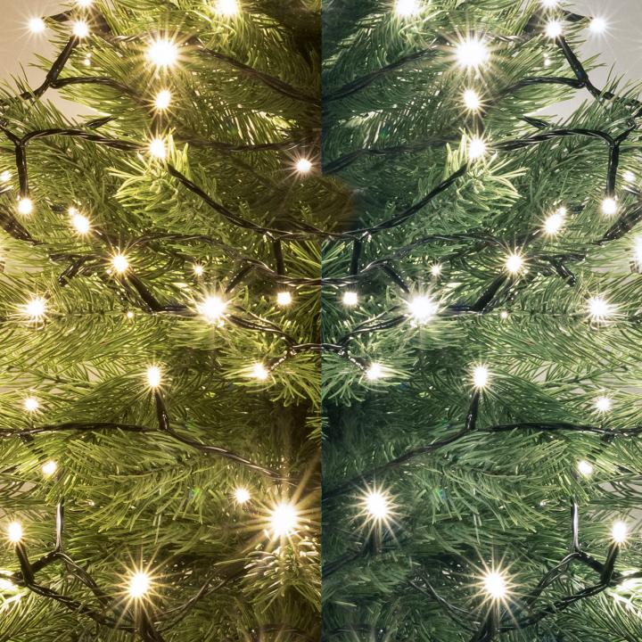 home led305wwwh led es dual color fényfüzér, kül és beltéri kivitel, 300 db melegfehér/hidegfehér led, 21 m füzérhossz
