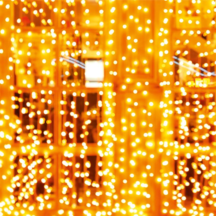 home kaf200dww dot led es fényfüggöny, kül és beltéri kivitel, 200db melegfehér led, 2m x 2 m, választható ismétlődő időzítés