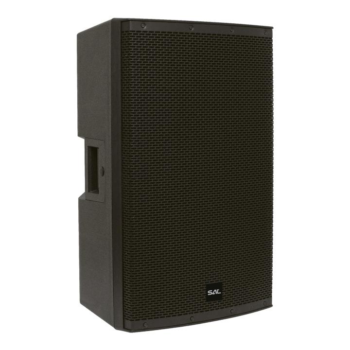 sal pap43bt professzionális hangdoboz, 38cm mélysugárzó, ma. 1200 w, aktív zenekari hangdoboz, bluetooth, mp3, usb, sd, multimédia lejátszó, digitális kijelző