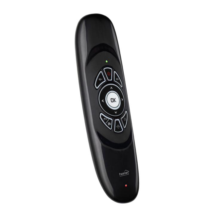 home urcair2 smart távirányító, 2in1, egér, billentyűzet, tölthető, légegér, air mouse, világító billentyűzet