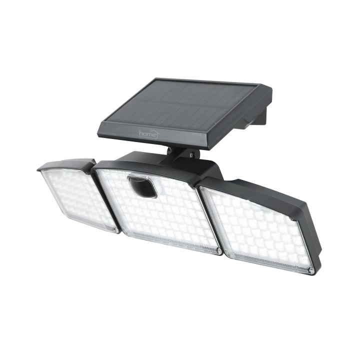 home flp3solar napelemes led reflektor, 700 lumen, mozgásérzékelő, 3 világítási mód, ip65