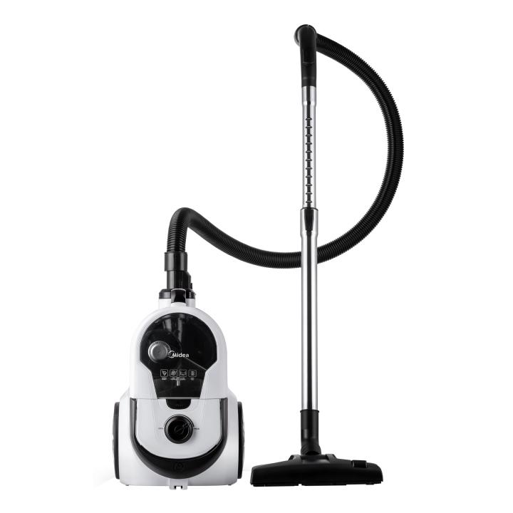 midea c7 mbc1860wb porzsák nélküli porszívó, 600 w, 3 literes portartály, mosható hepa12 szűrő, 5 m tápvezeték