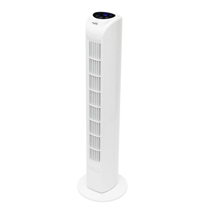 home twfr78 oszlopventilátor, 45 w, 3 sebességfokozat, távirányító, kikapcsolás időzítés, oszcillálás