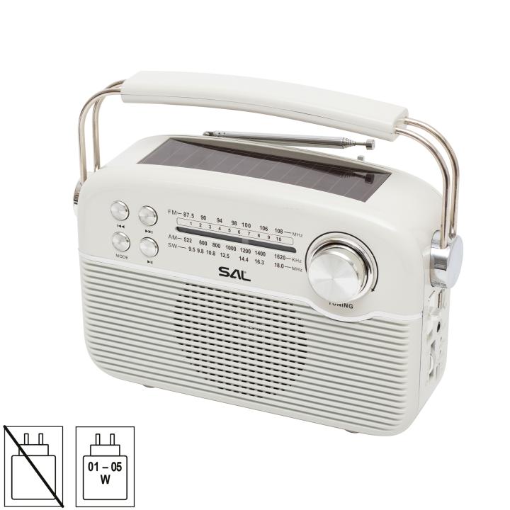 sal rpr9 napelemes rádió multimédia lejátszóval, fm am sw rádió, bluetooth, usb és microsd csatlakozás, beépített akkumulátor