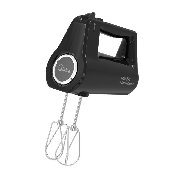 midea hm0293n kézi mixer, 5 sebesség + turbó fokozat, 400 w, fekete