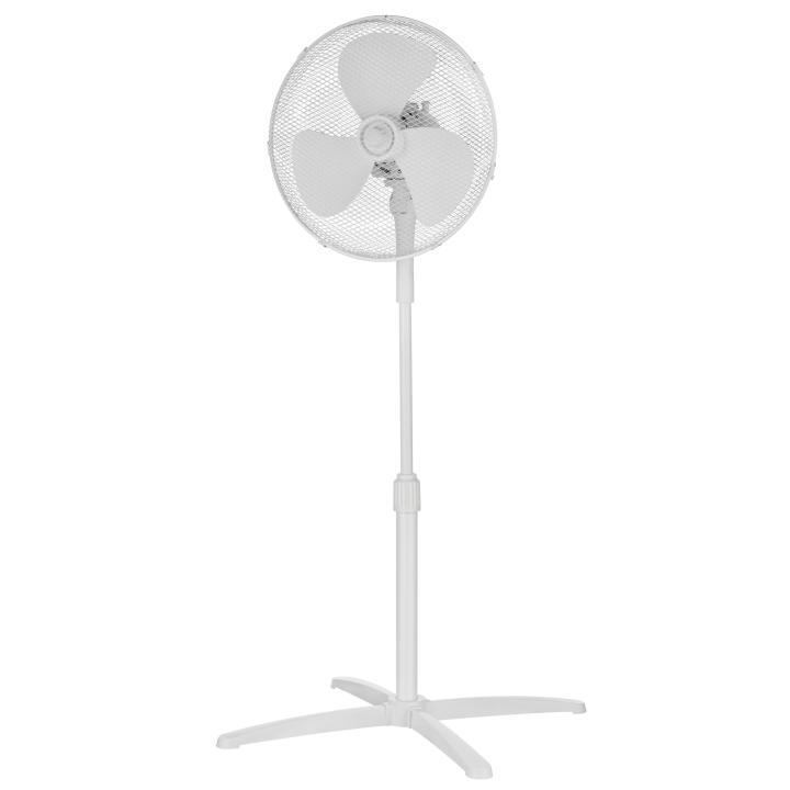 midea fs40 21m álló ventilátor, 40 cm es lapátátmérő, állítható magasság, 3 fokozat, 40w, fehér