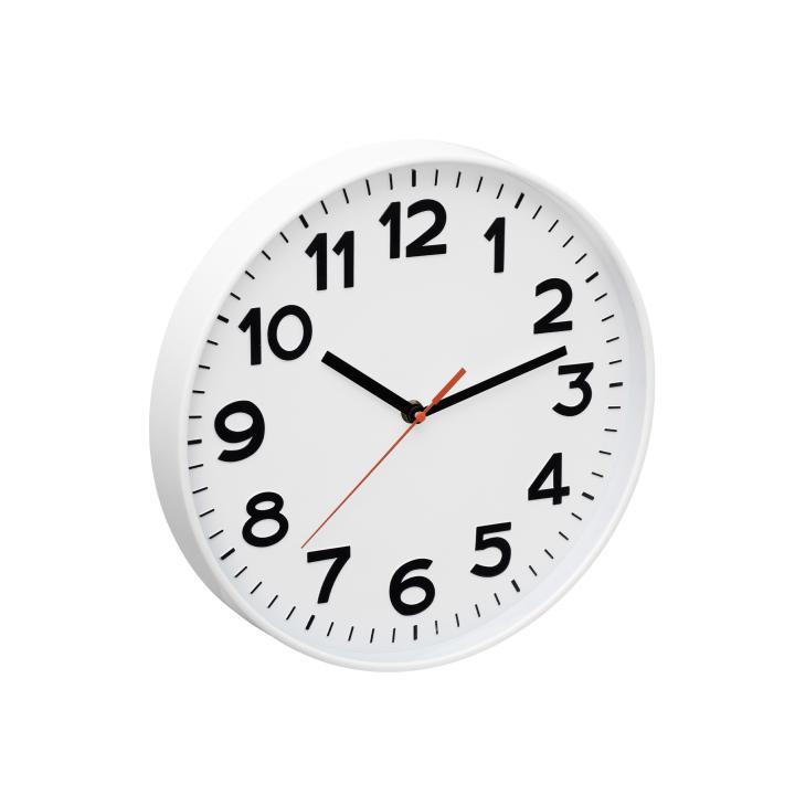 home awc300wh fali óra, üveg előlap, kontrasztos, jól leolvasható számlap, 1xaa elem tápellátás, átmérő 300mm