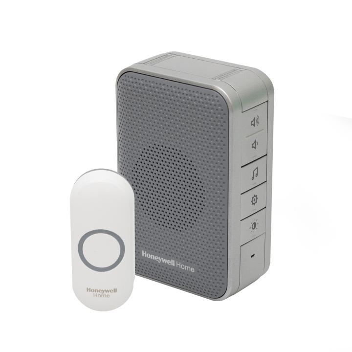 honeywell home dc313ng vezeték nélküli csengő, max. 150 m hatótáv, 6 dallam, led jelzőfény, elemes tápellátás