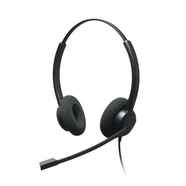 addasound call center fejhallgató qd crystal 2732 (qd csatlakozó, noice cancelling mikrofon, fekete)