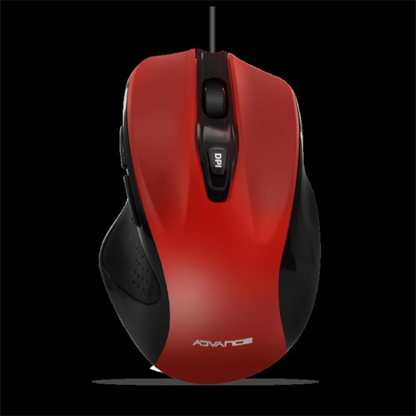 advance egér shape 6d (3200 dpi, 6 gomb, ergonomikus, piros) advance egér shape 6d (3200 dpi, 6 gomb, ergonomikus, piros)