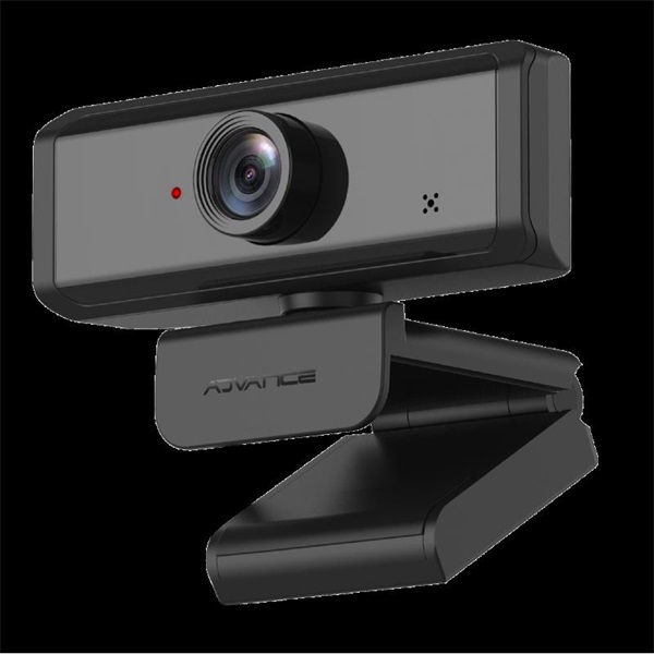 advance webkamera web hd105 (1920x1080 képpont, 30 fps, usb 2.0, univerzális csipesz, mikrofon)