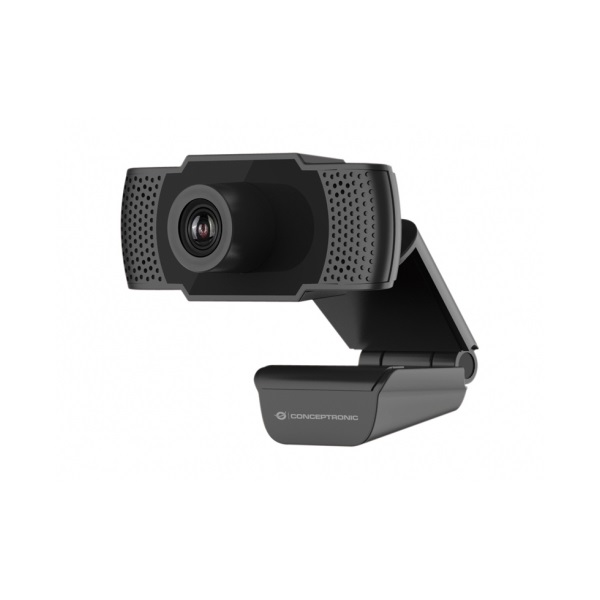 conceptronic webkamera amdis01b (1920x1080 képpont, 2 megapixel, 30 fps, usb 2.0, univerzális csipesz, mikrofon)