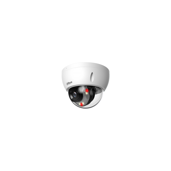 dahua ip dómkamera ipc hdbw2449e s il (duallight, 4mp, 2,8mm, h265+, il+ir30m, ip67, icr, ik10, sd, poe, mikrofon)