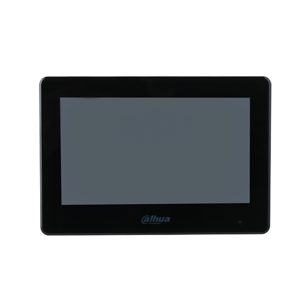dahua ip video kaputelefon vth5422hw (beltéri egység, 2 vezetékes; 7" touch, 3 ajtó, sd, i/o, poe, wifi, fehér)