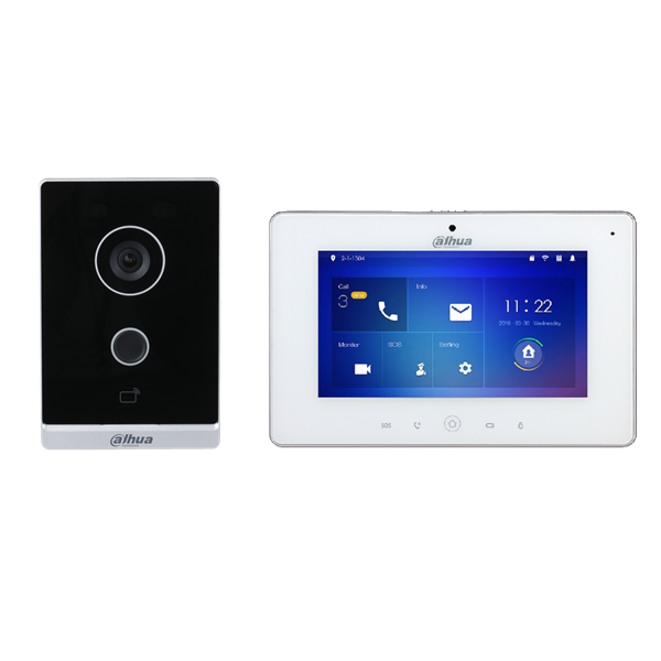 dahua ip video kaputelefon szett ktw01 (wi fi / vto2211g wp + vth5221dw s2)