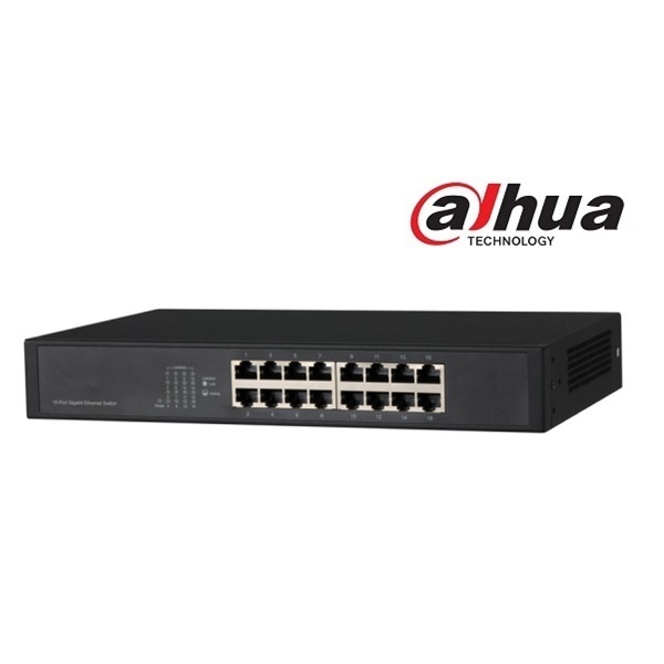 dahua switch pfs3016 16gt (16x gigabit port, 230vac)
