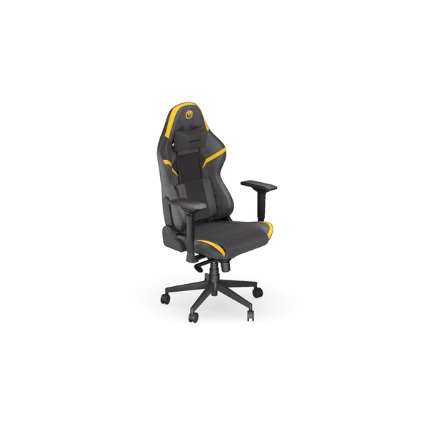 endorfy gaming szék scrim yl (pu bőr, 120 kg, sárga fekete)