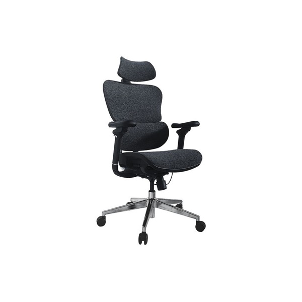 equip szék 651052 (premium, ergonomikus, max teherbírás: 150kg, fekete/kék)