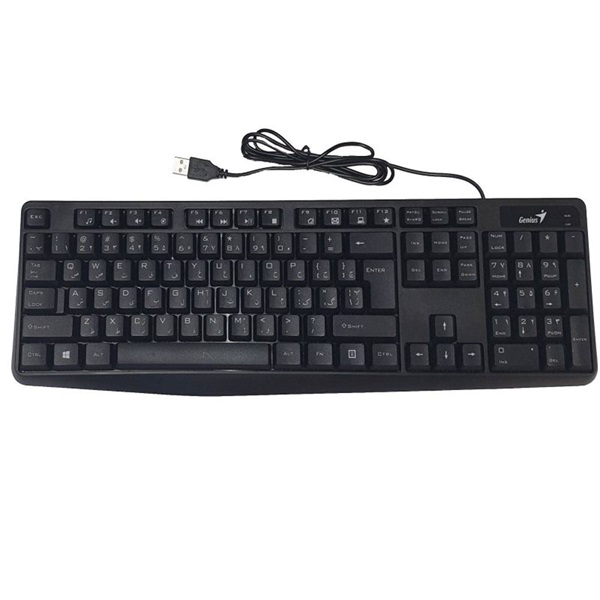 genius billentyűzet kb 117 (vezetékes, usb, fekete)