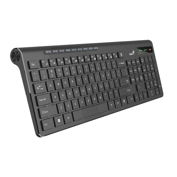 genius billentyűzet slimstar 7230 (vezeték nélküli, vékony, fekete)