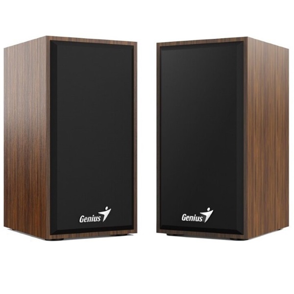 genius hangszóró 2.0 sp hf180 (usb, 3w, wood)
