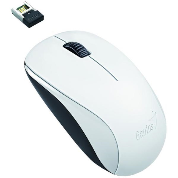 genius egér nx 7000 (vezeték nélküli, usb, 3 gomb, 1200 dpi, blueeye, fehér)