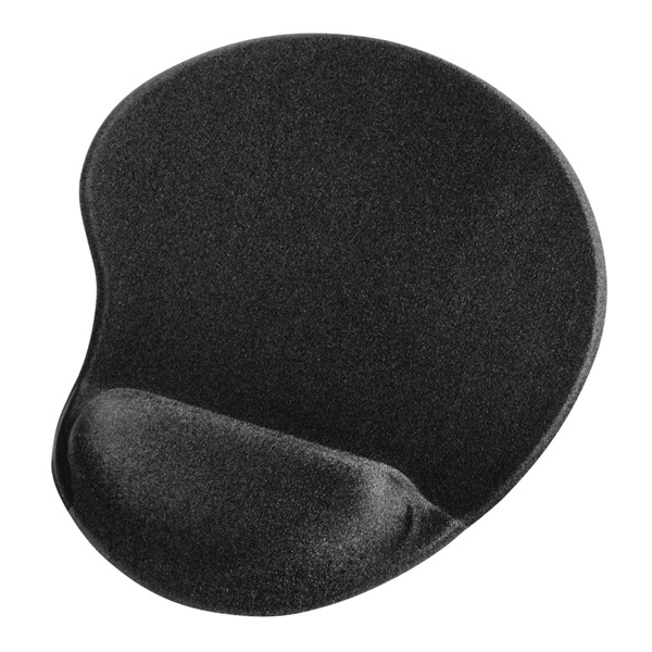 hama egérpad 54777 mini (20x23x2,1cm, ergonómikus, zselés, fekete)