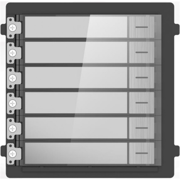 hikvision ip kaputelefon bővítőmodul ds kd kk/s (6 lakásos nyomógomb)