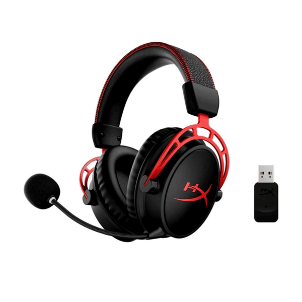 hyperx fejhallgató cloud alpha wireless (vezeték nélküli, usb, fekete/piros)