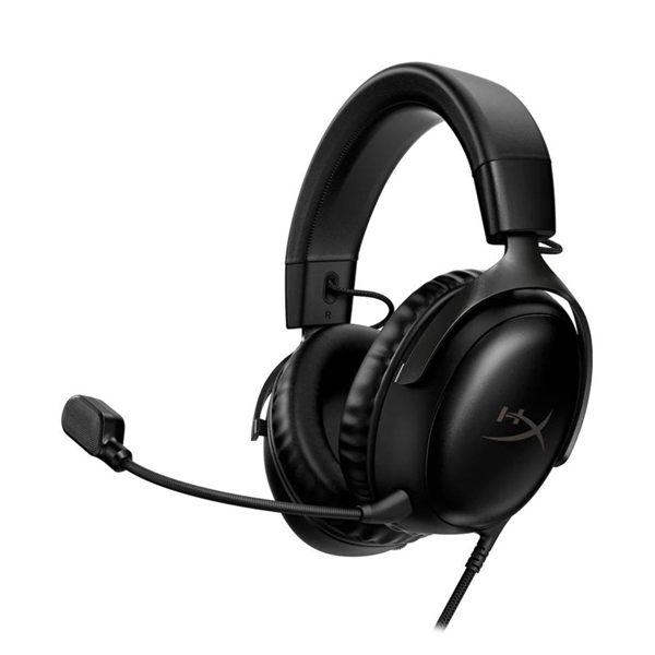 hyperx fejhallgató cloud iii (vezetékes, usb a/usb c/3,5mm jack, fekete/fekete)