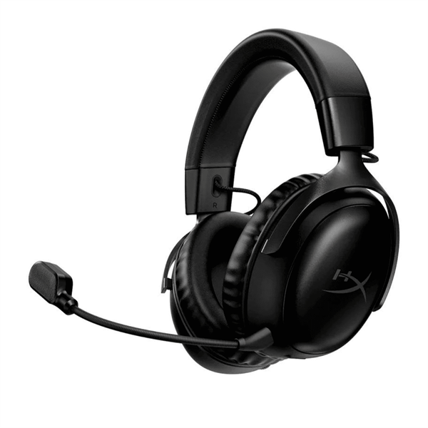 hyperx fejhallgató cloud iii wireless (vezeték nélküli, usb, fekete/fekete)