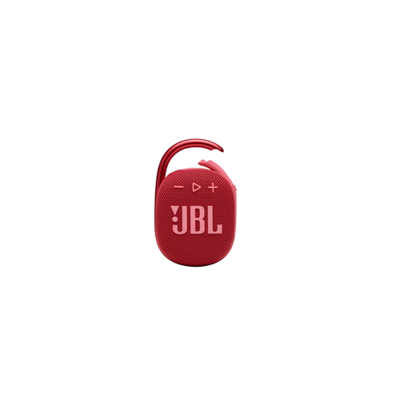 jbl hangszóró vezeték nélküli clip 4 (ip67 víz és porállóság, hangerőszabályzó, bt 5.1, usb c, piros)