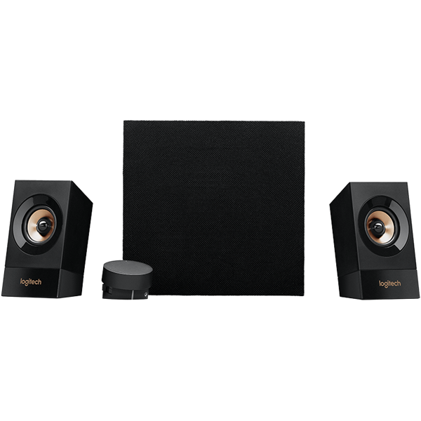 logitech hangszóró 2.1 z533 (2x3.5mm jack, rca, 60w, fekete)