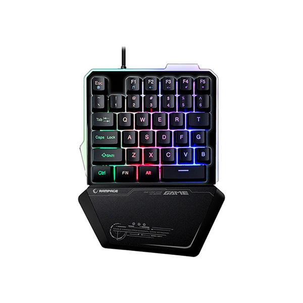 rampage billentyűzet kb r24 x mini (rgb led világítás)