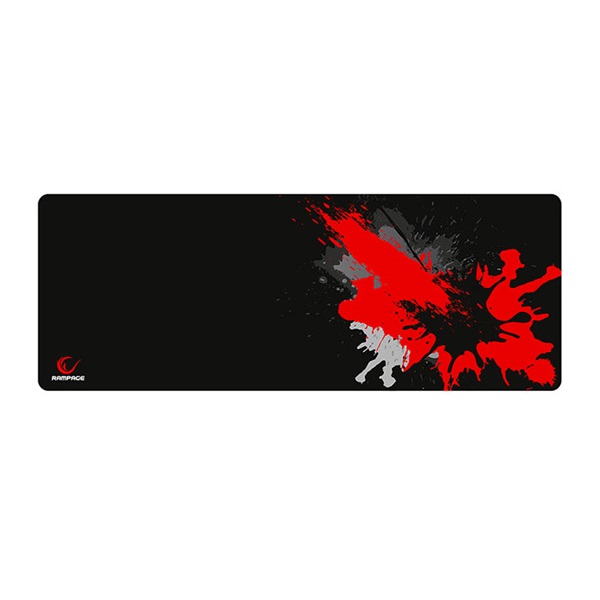 rampage egérpad combat zone xl (800x300x4mm; fekete)