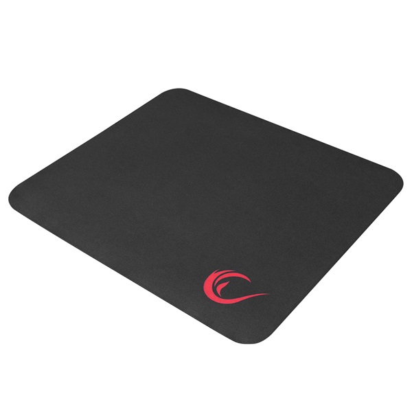 rampage egérpad pulsar m (270x320x3mm gaming mouse pad, fekete)