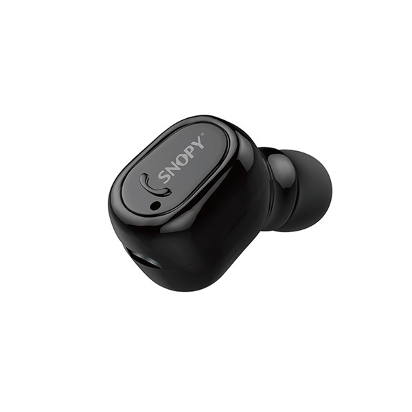 snopy fülhallgató vezeték nélküli sn bt155 black (bluetooth v4.0, mikrofon, fekete, 1 fülhallgató!)