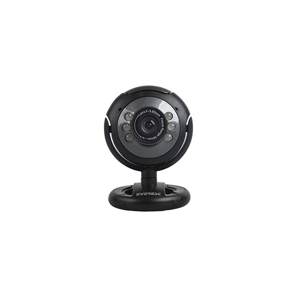 everest webkamera sc 824 (640x480 képpont, usb 2.0, led világítás, mikrofon)