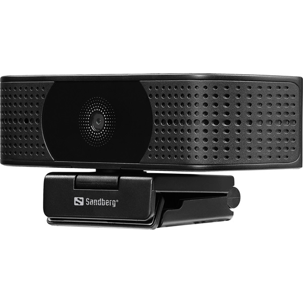 sandberg webkamera usb webcam pro elite 4k uhd (3840x2160, autofocus, betekintési szög: 78°, fekete)