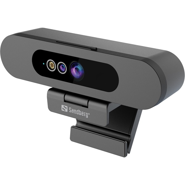 sandberg webkamera face id webcam 2 (1920x1080, betekintési szög: 80°, fekete)