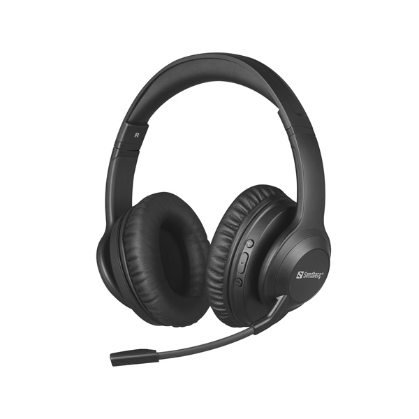 sandberg wireless fejhallgató bluetooth headset anc+enc pro