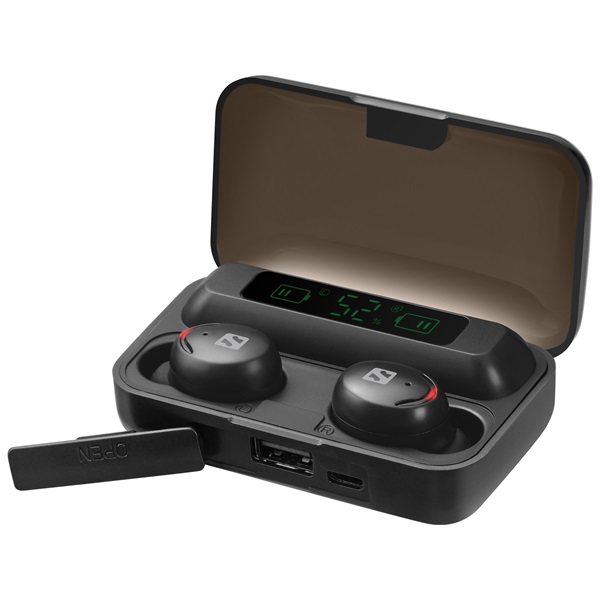 sandberg wireless fülhallgató bluetooth earbuds + powerbank