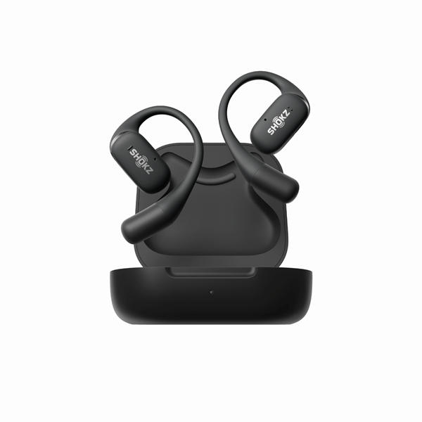 shokz sport fülhallgató openfit (csontvezetéses, bt 5.1, fekete)