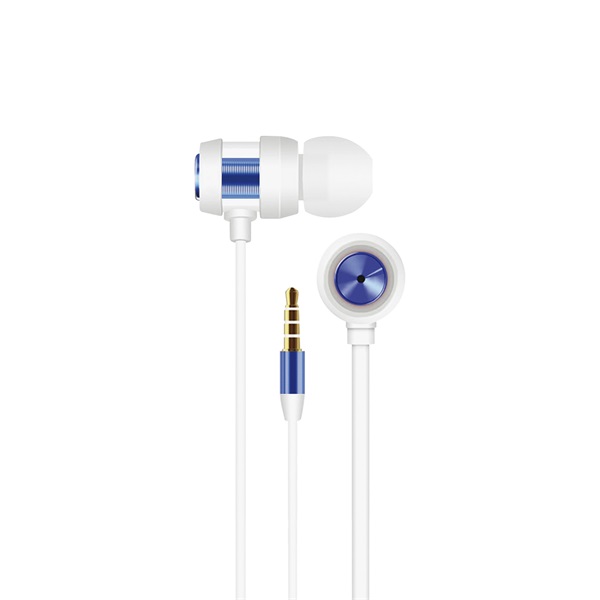 snopy fülhallgató sn j01 (mikrofon, 3.5mm jack, 1.2m kábel, fehér kék)